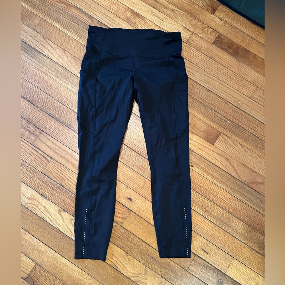 Lululemon black fast and free legging
